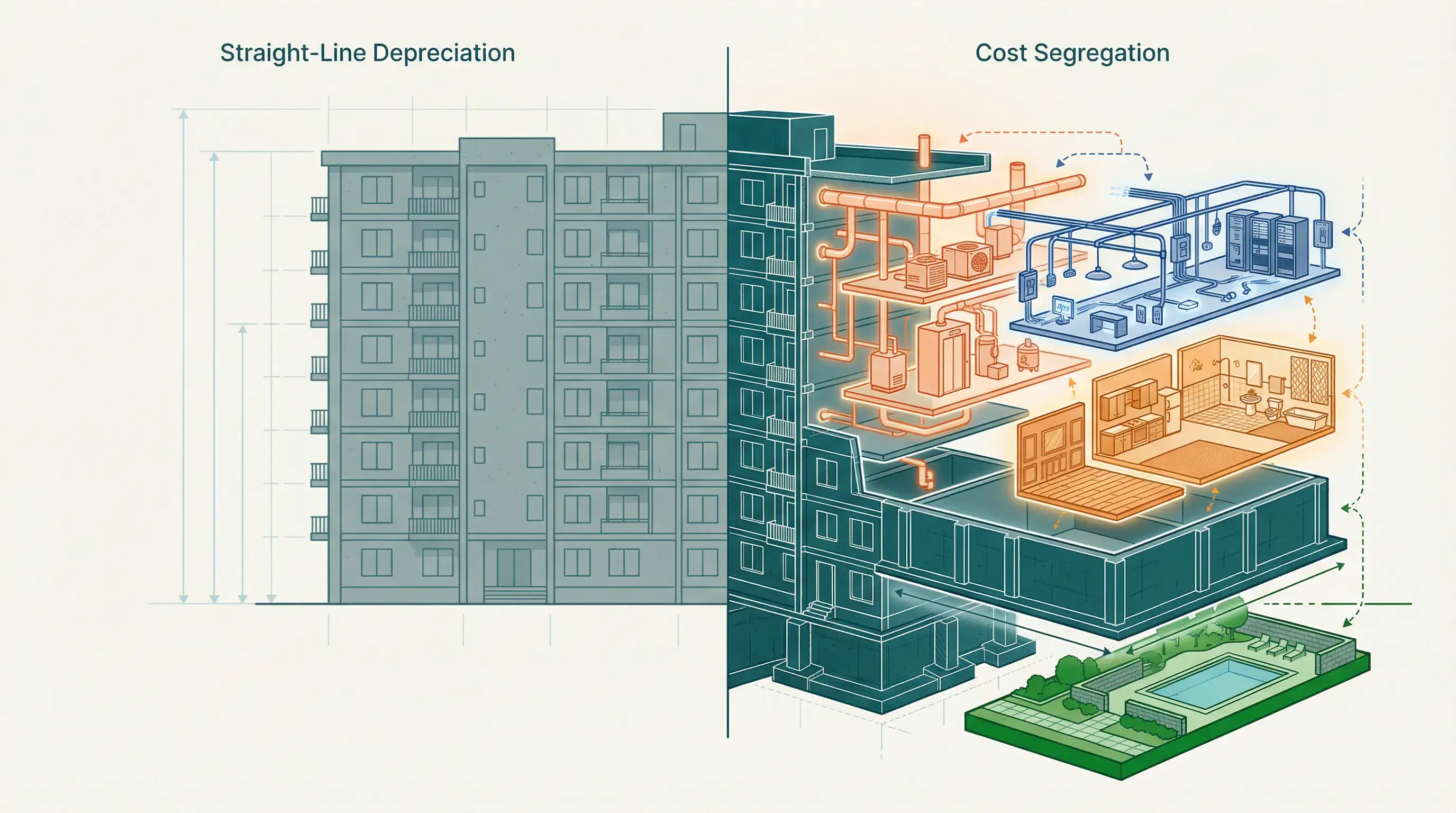 Technical Segregation Model Rvt Cost Segregation vs. Straight-Line Depreciation: Side-by-Side ...